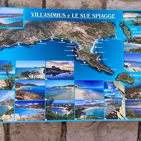 Calme, Vue Panoramique A 100 M Du Centre Appartement Villasimius