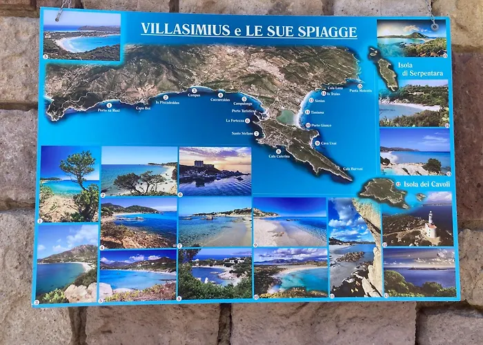 Calme, Vue Panoramique A 100 M Du Centre Appartement Villasimius
